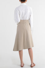 Load image into Gallery viewer, Cari Vegan Leather Midi Skirt