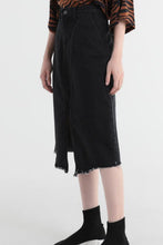 Load image into Gallery viewer, Mia Distressed Denim Skirt