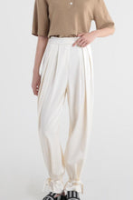 Load image into Gallery viewer, Cruz Ankle Tie Pleated Pant
