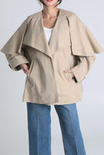 Load image into Gallery viewer, Evelyn Short Trench Jacket
