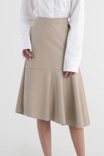Load image into Gallery viewer, Cari Vegan Leather Midi Skirt
