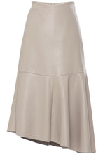 Load image into Gallery viewer, Cari Vegan Leather Midi Skirt
