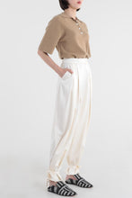 Load image into Gallery viewer, Cruz Ankle Tie Pleated Pant
