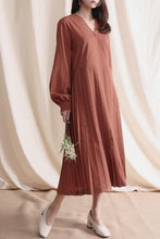 Load image into Gallery viewer, Etta Pleated Dress
