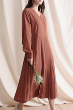 Load image into Gallery viewer, Etta Pleated Dress
