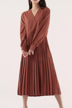 Load image into Gallery viewer, Etta Pleated Dress

