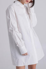 Load image into Gallery viewer, Hanna Pintuck Sleeve Shirt
