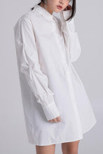 Load image into Gallery viewer, Hanna Pintuck Sleeve Shirt
