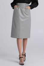 Load image into Gallery viewer, Gia Vegan Leather Skirt
