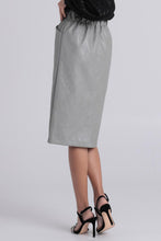 Load image into Gallery viewer, Gia Vegan Leather Skirt
