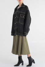 Load image into Gallery viewer, Rie Oversized Denim Jacket
